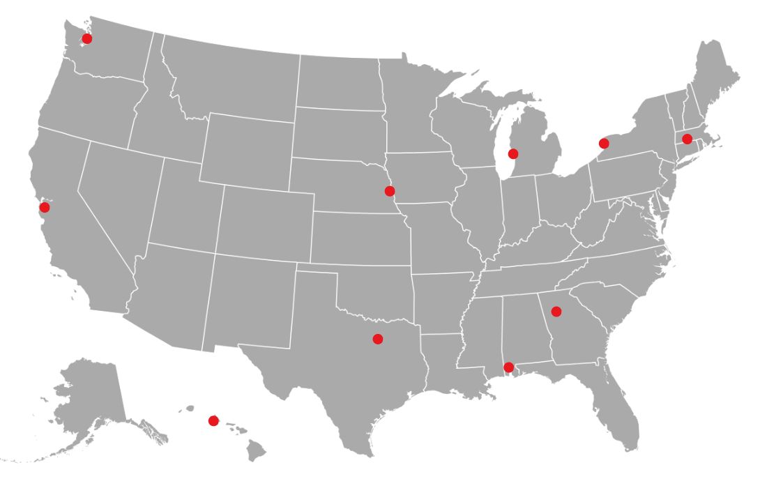 Boiler Makers map