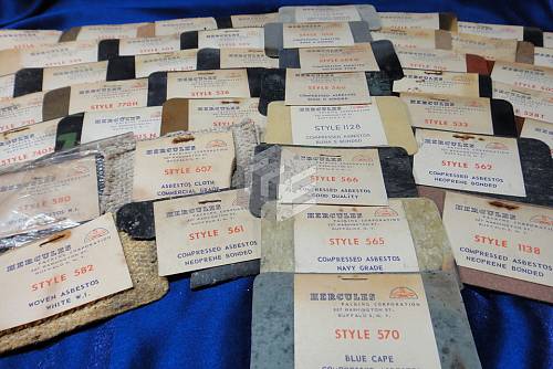 Asbestos Cloth Samples