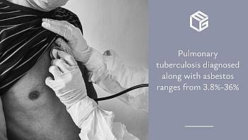 Is pulmonary tuberculosis associated with asbestos-related diseases?