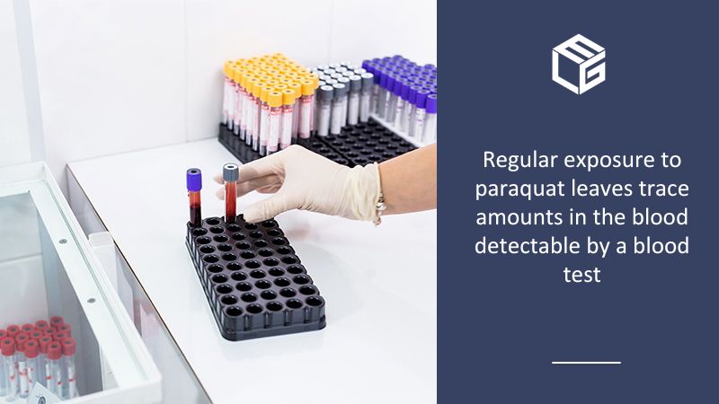 How do they test for paraquat