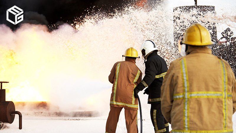 Class B foam in manufacturing, mining, and aviation facilities: Risks for industrial firefighters