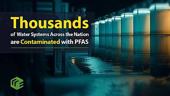 PFAS, contaminating up to 45% of water supplies nationwide