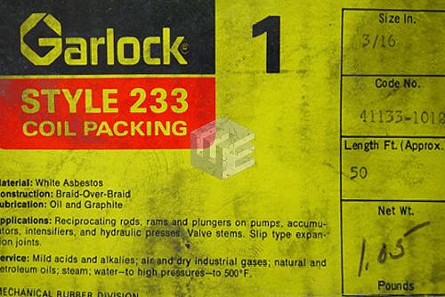 White Asbestos Coil Packing